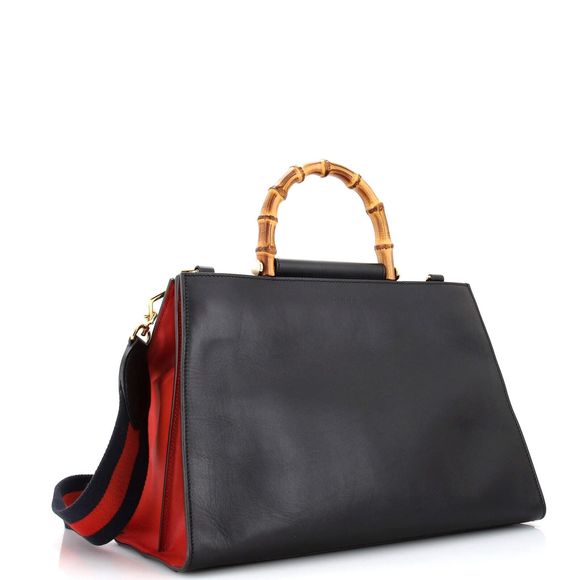 Gucci Nymphaea Top Handle Bag Leather #76746G12B - Picture 2 of 8